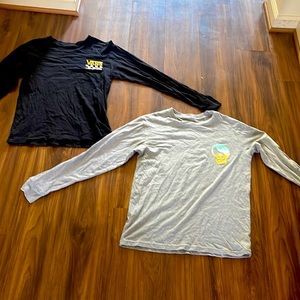 Boys lg Vans long sleeve tops